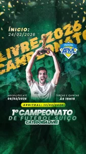 1º Campeonato de Futebol Suíço – Categoria Livre da AFML!